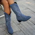 Adaeze | Women's Wide Calf Western Cowboy Boots oaklynwear