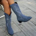 Adaeze | Women's Wide Calf Western Cowboy Boots oaklynwear