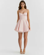 Colette | Tulle Sweetheart Corset Mini Dress oaklynwear
