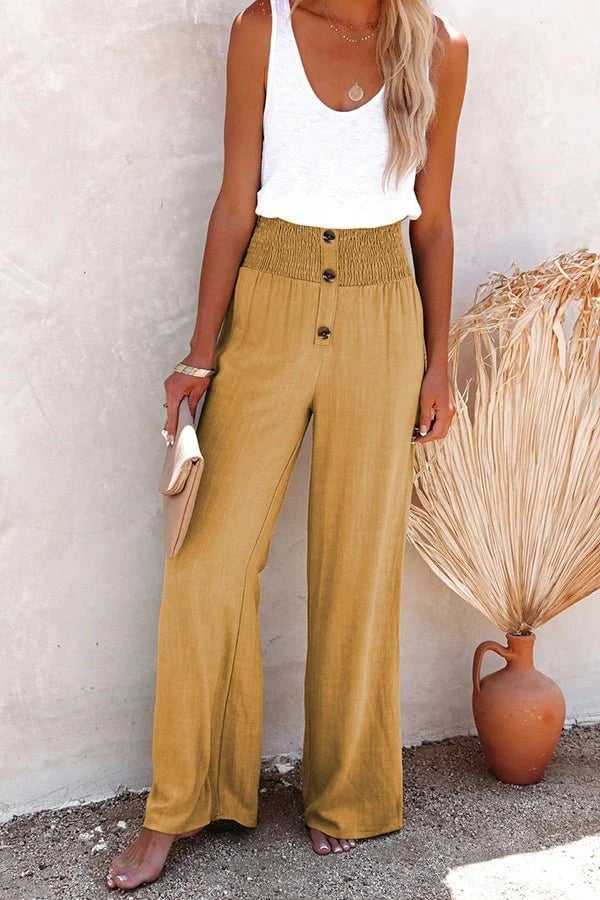 Sharon™ | Comfortable High-Waisted Trousers oaklynwear