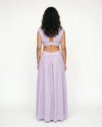 Ella | Cutout Waist High Neck Maxi Dress oaklynwear