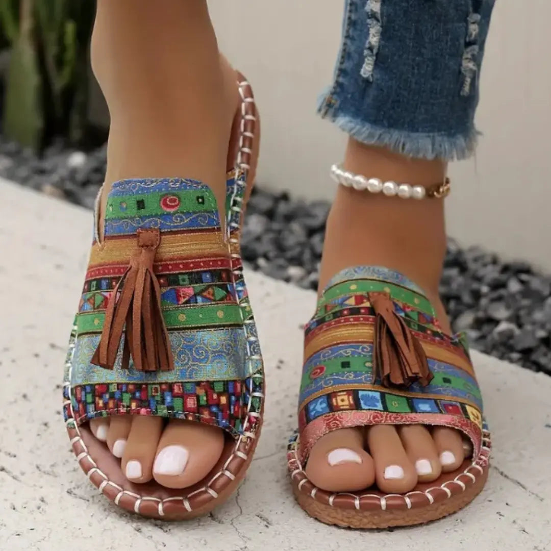 Sunny | Comfortable Flat Sandals oaklynwear