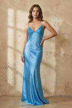 Celeste | Women's Satin Prom Dress oaklynwear