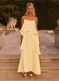 Maxi Dress for Women with Adjustable Straps & Flared Hem – Elegant... oaklynwear