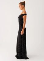 Black Maxi Dress with Sweetheart Neckline – Flattering Long Dress... oaklynwear
