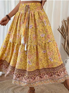 Boho-Chic Maxi Skirt oaklynwear