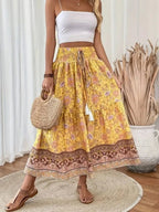Boho-Chic Maxi Skirt oaklynwear