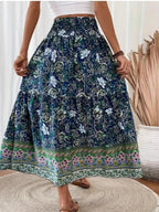 Boho-Chic Maxi Skirt oaklynwear