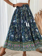 Boho-Chic Maxi Skirt oaklynwear