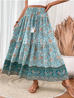 Boho-Chic Maxi Skirt oaklynwear