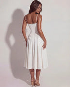 Francesca | Sweetheart Corset Midi Dress oaklynwear