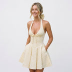 Sofia | Off-Shoulder A-Line Mini Dress oaklynwear