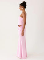Maxi Dress with Draped Hem – Elegant Long Dress for Stunning... oaklynwear