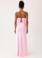 Maxi Dress with Draped Hem – Elegant Long Dress for Stunning... oaklynwear