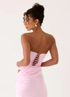 Maxi Dress with Draped Hem – Elegant Long Dress for Stunning... oaklynwear
