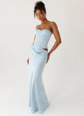 Maxi Dress with Structured Bodice – Elegant Long Dress for... oaklynwear