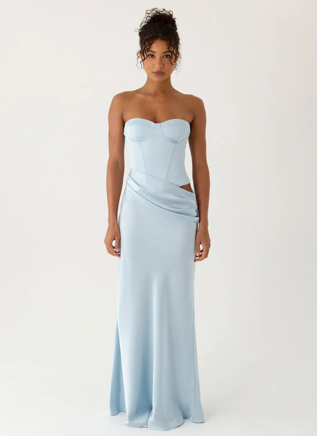 Maxi Dress with Structured Bodice – Elegant Long Dress for... oaklynwear