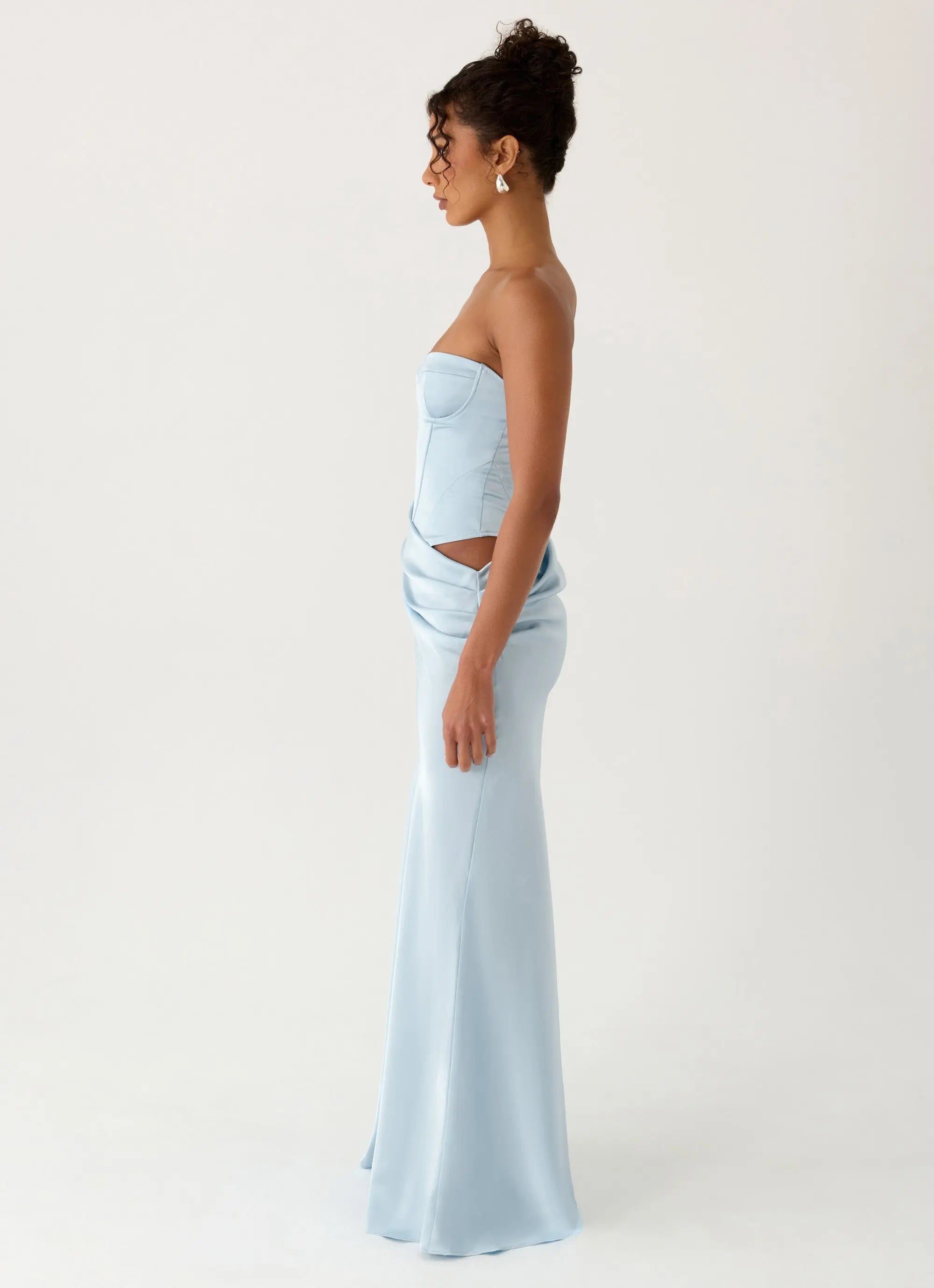 Maxi Dress with Structured Bodice – Elegant Long Dress for... oaklynwear
