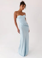 Maxi Dress with Structured Bodice – Elegant Long Dress for... oaklynwear
