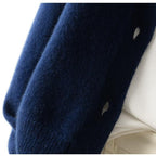Everly | Button-Up Collared Cardigan with Statement Buttons, Cozy Winter Knit oaklynwear