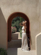 Araceli | Women's Bohemian Ruffle Summer Vacation Two-Piece Set oaklynwear