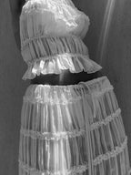 Araceli | Women's Bohemian Ruffle Summer Vacation Two-Piece Set oaklynwear