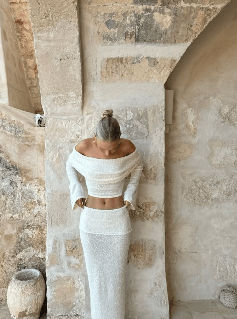 Azaria | Women's Textured Summer Vacation Two-Piece Set oaklynwear