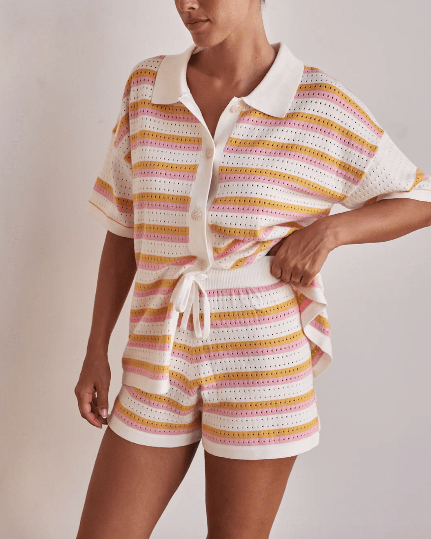 Bellatrix | Women's Striped Summer Vacation Two-Piece oaklynwear