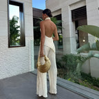 Briarlee | Asymmetric Top Wide-Leg Pants Set oaklynwear