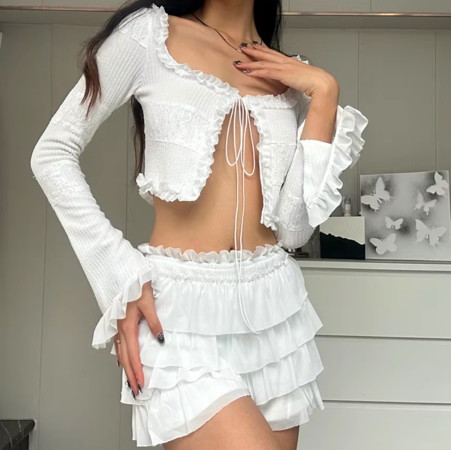 Calla | Crop Top Short Set oaklynwear