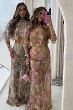 Roxanne | Sequin Embroidery Two-Piece Set oaklynwear
