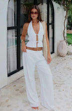 Izzy | Women's Halter Neck Two Piece Set oaklynwear