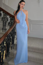 Serena | Halter Column Maxi Set oaklynwear