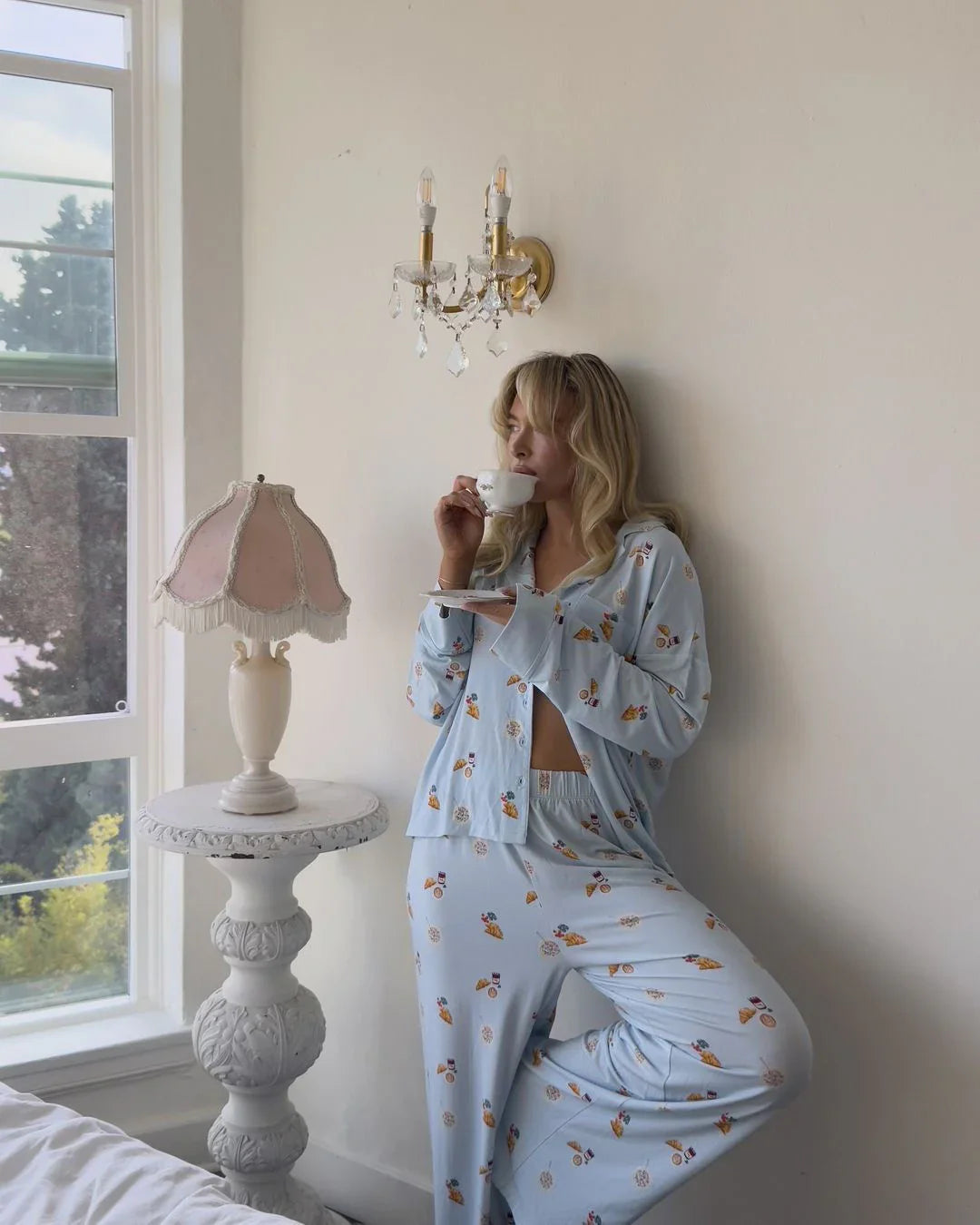 Nicole | Printed Pyjama Set oaklynwear