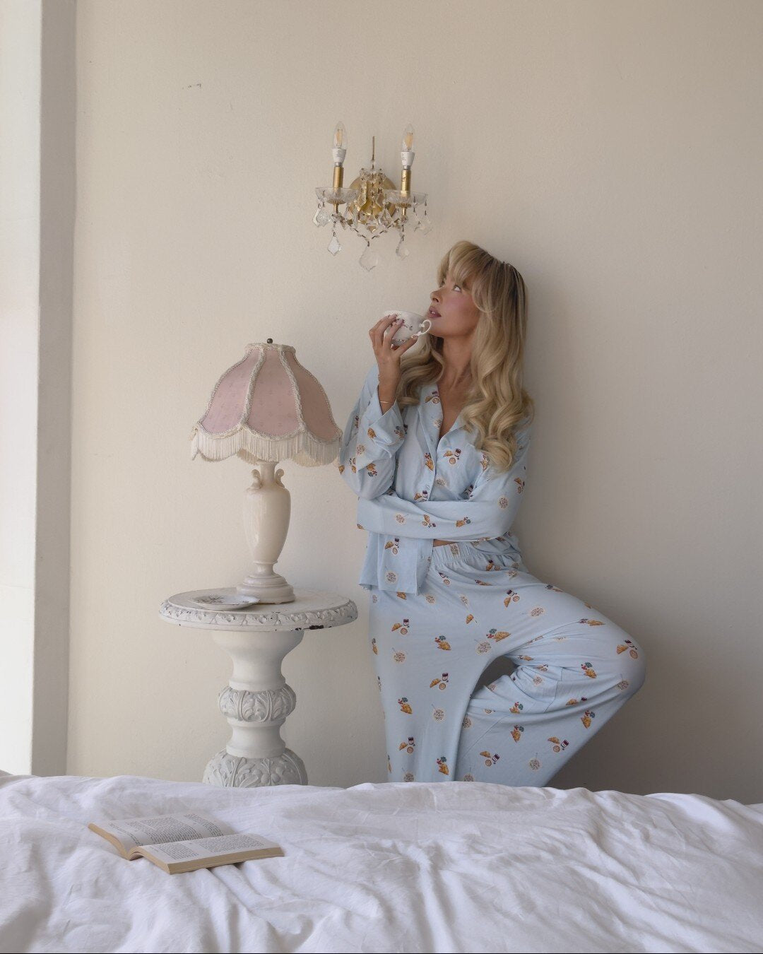 Nicole | Printed Pyjama Set oaklynwear