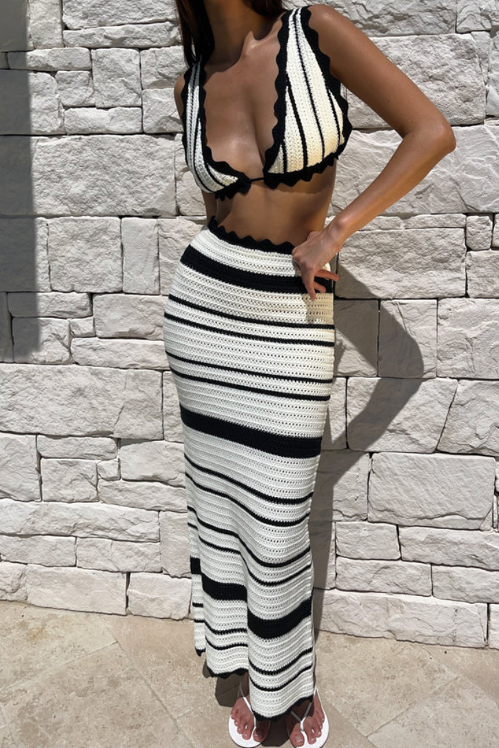 Paloma | Crochet Maxi Skirt Set oaklynwear