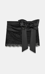Vivian | Women's Lace Bow Detailed Two-Piece Set oaklynwear