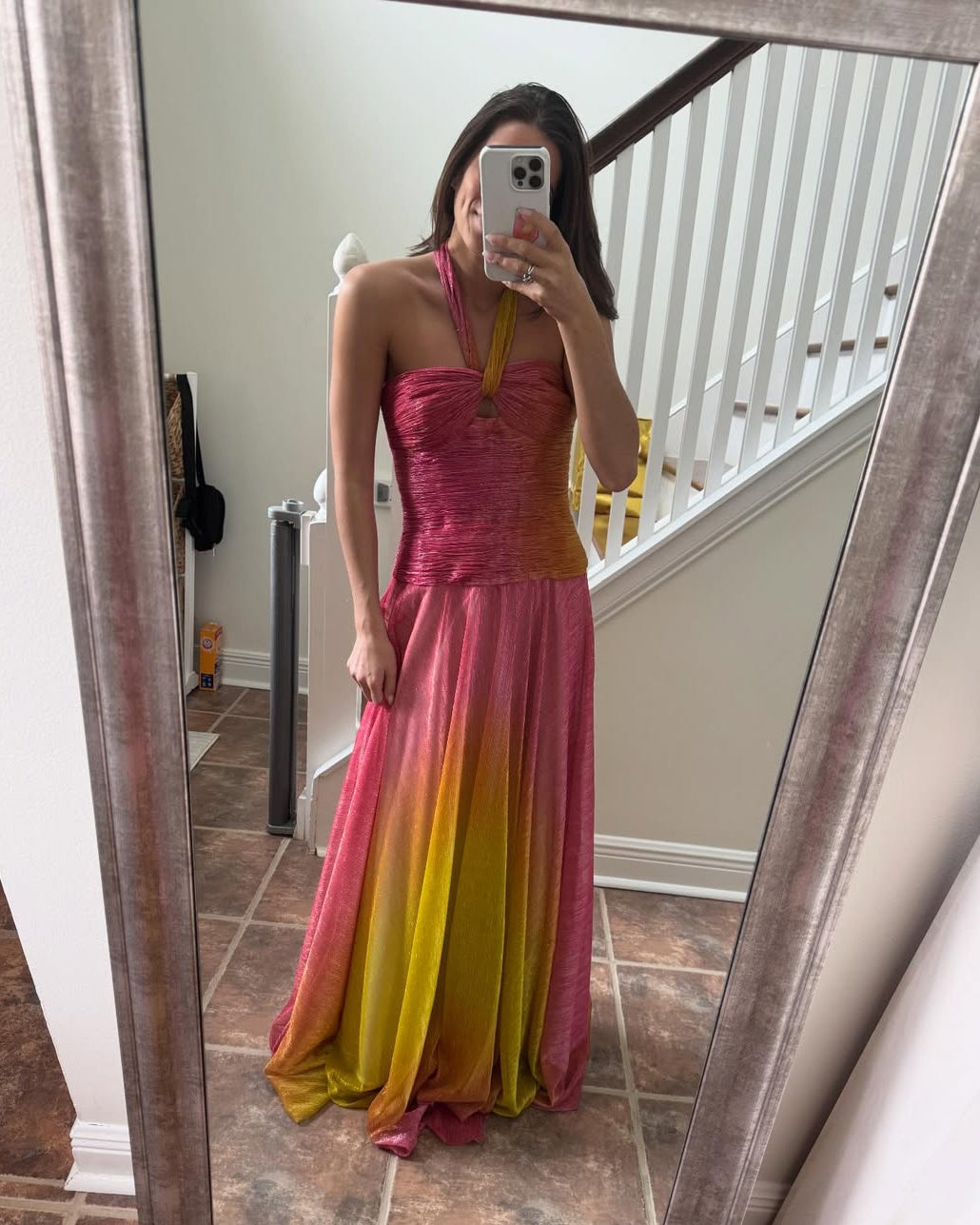 Zahra | Women's Pleated Halter Summer Two-Piece Dress oaklynwear