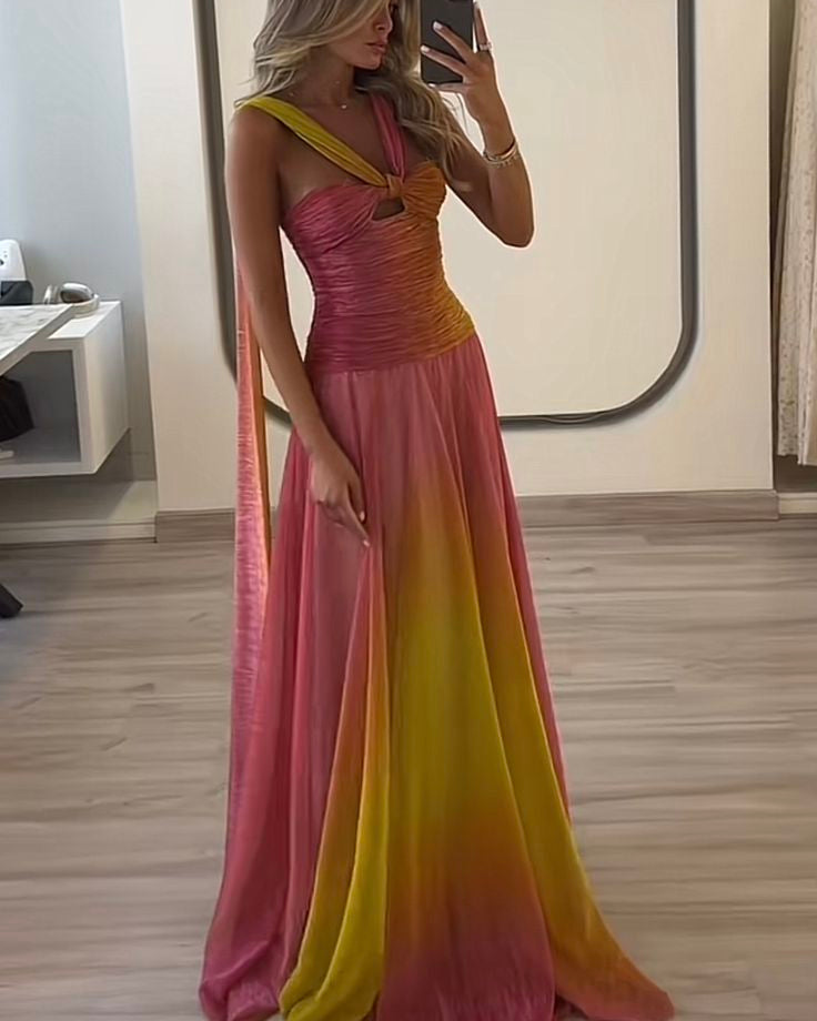 Zahra | Pleated Halter Summer Dress oaklynwear