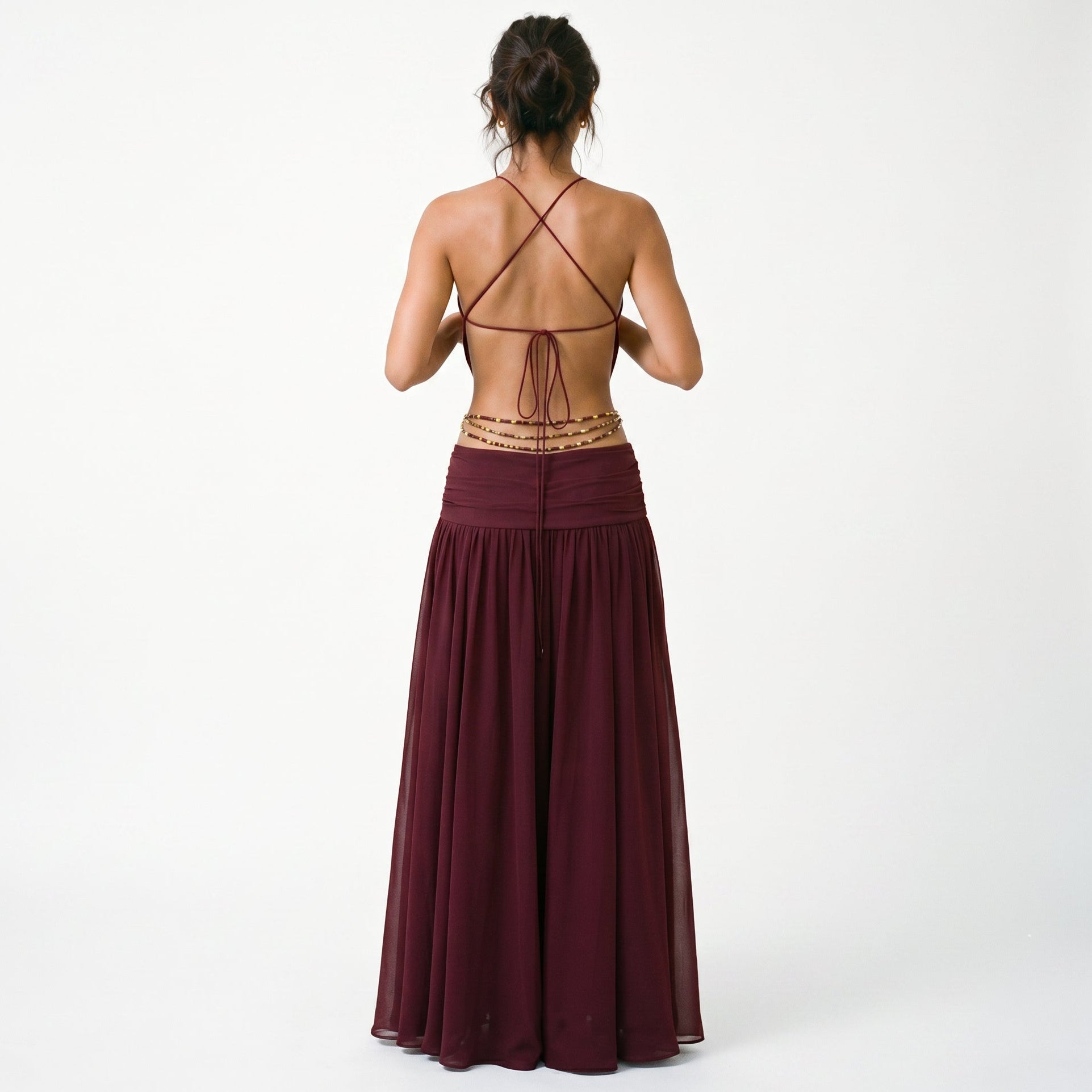 Vivienne | Women's Chiffon Evening Dress oaklynwear