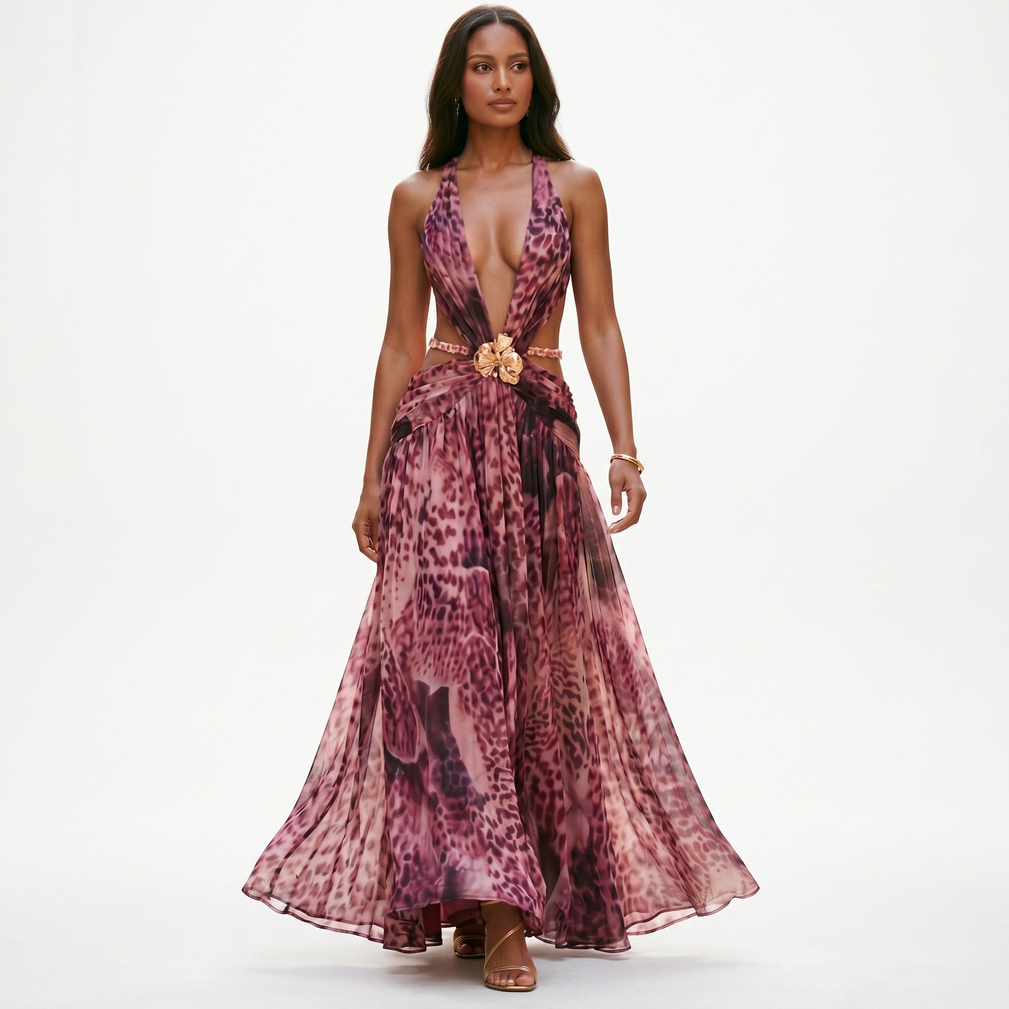 Vivienne | Women's Chiffon Evening Dress oaklynwear