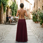 Vivienne | Women's Chiffon Evening Dress oaklynwear