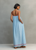 Marina | Women's Striped Maxi Dress oaklynwear