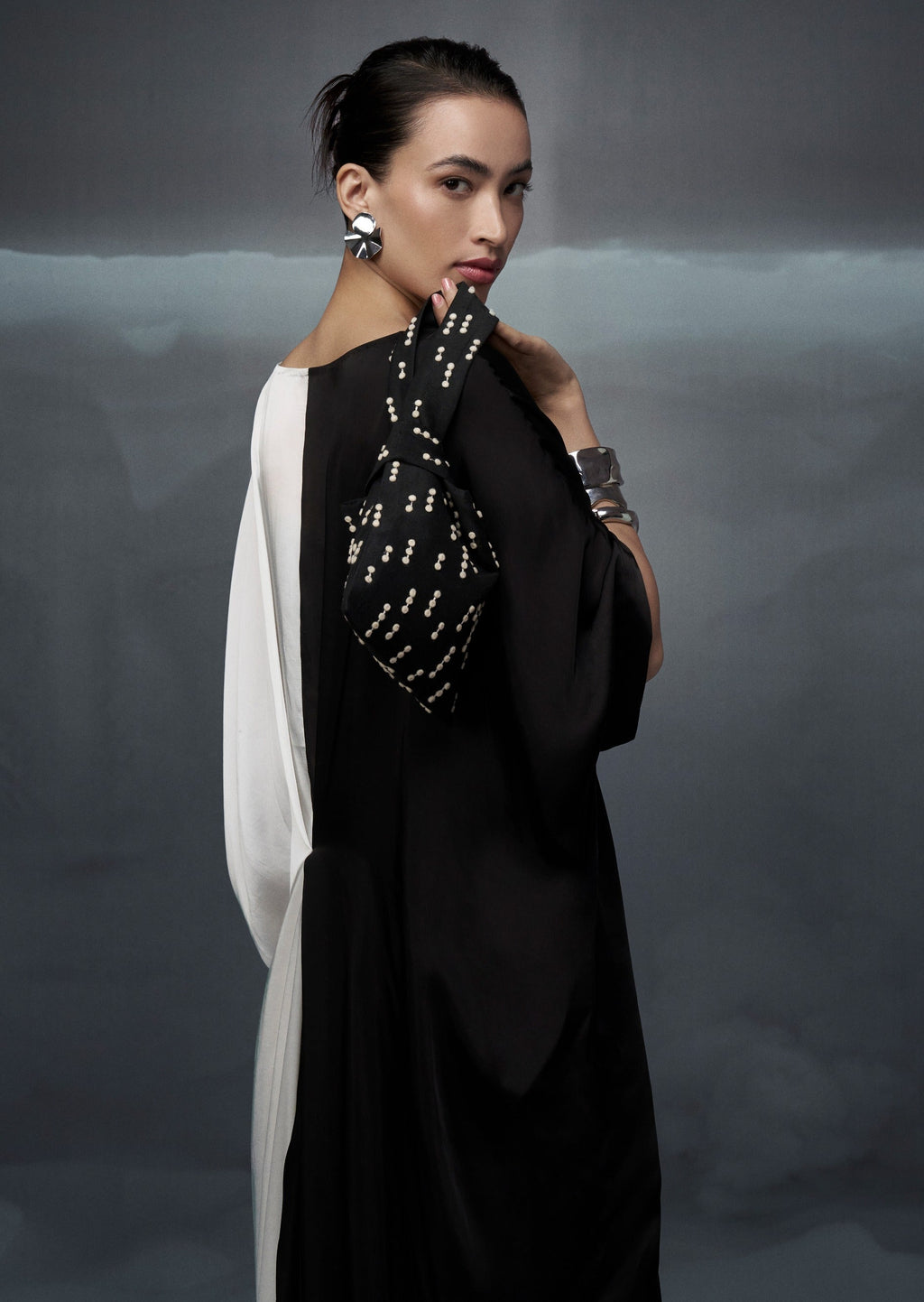 Rothko | Pinched Detail Maxi Gown oaklynwear