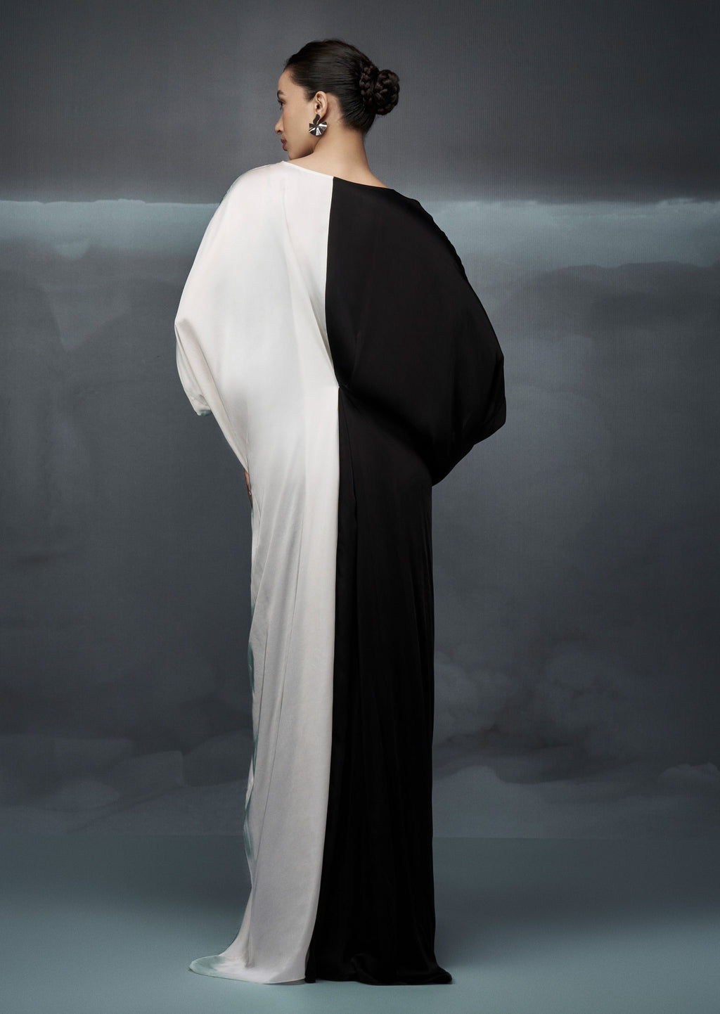 Rothko | Pinched Detail Maxi Gown oaklynwear