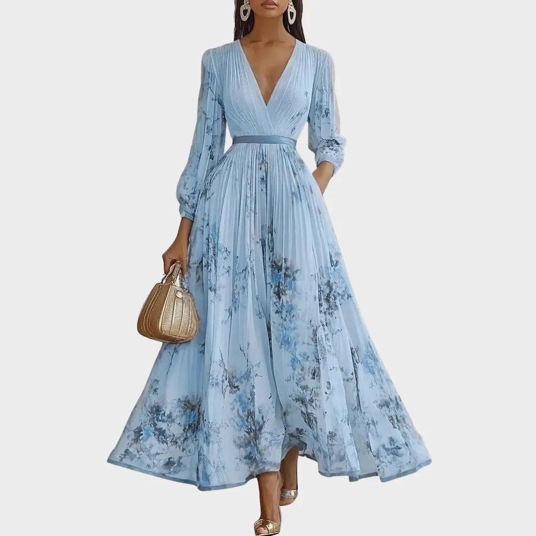 Luna™ | Elegant Sleeveless Flowy Summer Maxi Dress oaklynwear
