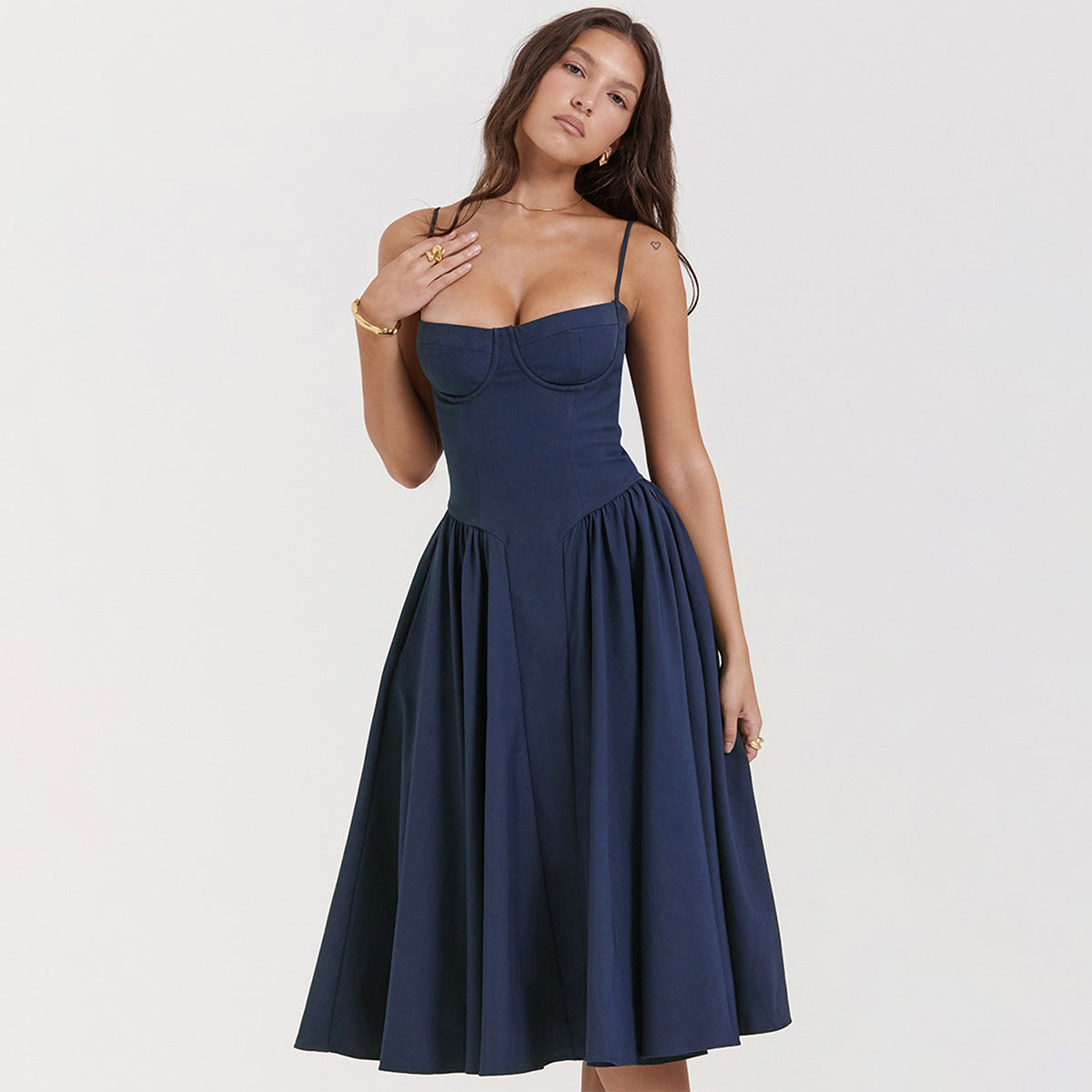 Mia | Corset Bustier Midi Dress oaklynwear
