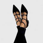 Abigail | Elegant Multi Strap Pointed Heels oaklynwear