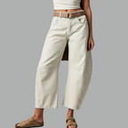 Barrel | Women's High Waist Barrel Leg Jeans Relaxed Fit Denim oaklynwear
