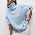 Camila | Relaxed Turtleneck Knit Sweater with Ribbed Collar, Cozy Winter Knit oaklynwear